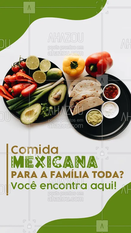 posts, legendas e frases de cozinha mexicana para whatsapp, instagram e facebook: Os melhores pratos mexicanos estão esperando por você, vem pra cá! 🤩😋🌶
#ahazoutaste #comidamexicana  #cozinhamexicana  #nachos  #texmex  #vivamexico 