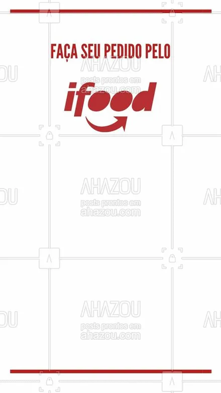 posts, legendas e frases de assuntos variados de gastronomia para whatsapp, instagram e facebook: Nós estamos no iFood! Faça seu pedido pelo app ? #ifood #ahazou #comida #alimentaçao