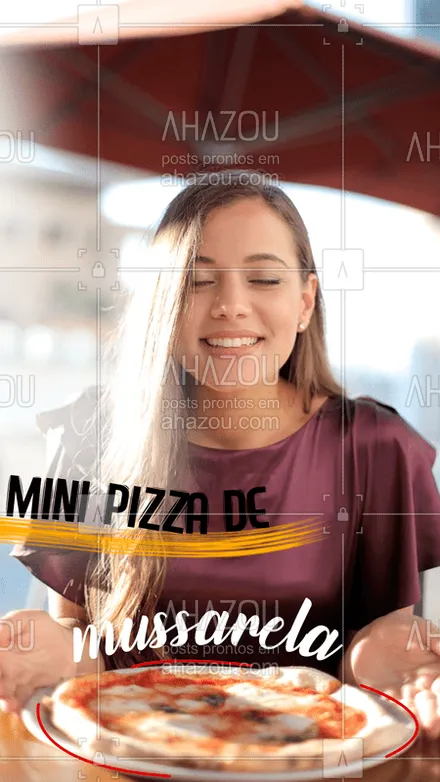 posts, legendas e frases de pizzaria para whatsapp, instagram e facebook: Já experimentou a nossa saborosa mini pizza de mussarela? Produzida com os melhores ingredientes, perfeita para um coquetel, recepção ou para fazer um lanchinho sem compromisso! Experimente! #minipizza #experimente #ahazoutaste  #pizzaria #pizza #pizzalife #pizzalovers