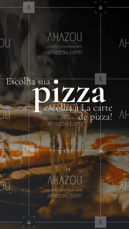 posts, legendas e frases de pizzaria para whatsapp, instagram e facebook: Aqui você monta sua pizza, venha conferir! #ahazoutaste #pizza  #pizzalife  #pizzalovers  #pizzaria 
