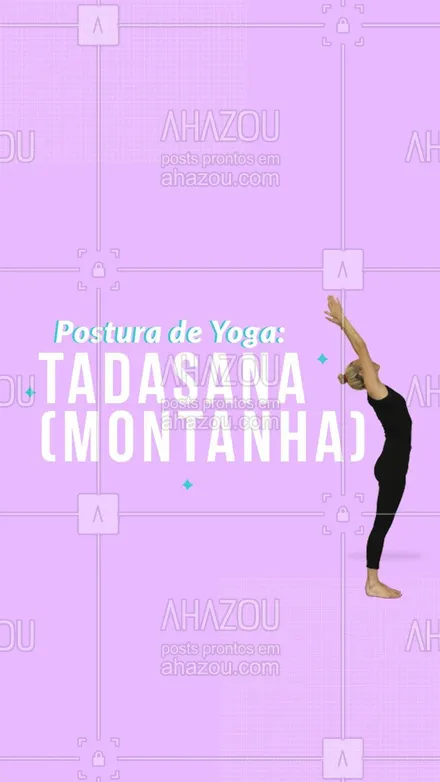 posts, legendas e frases de yoga para whatsapp, instagram e facebook: É uma ótima pose para corrigir a postura! Pratique todos os dias e sentirá os benefícios!
#AhazouSaude #postura #posturadamontanha #tadasana  #yoga  #yogalife 