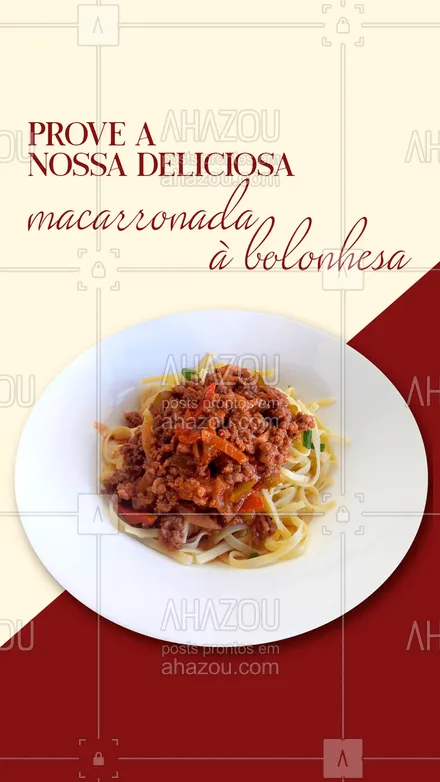 posts, legendas e frases de cozinha italiana para whatsapp, instagram e facebook:  Massa e molho fresco, com gostinho de Itália, você encontra aqui! ???
#Macarronada #MacarronadaABolonhesa #ahazoutaste  #comidaitaliana #massas