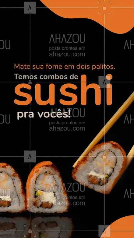 posts, legendas e frases de cozinha japonesa para whatsapp, instagram e facebook: Pediu, chegou! 🍙#ahazoutaste #delivery #sushi #japa #comidajaponesa  #japanesefood  #sushidelivery  #sushitime  #sushilovers 