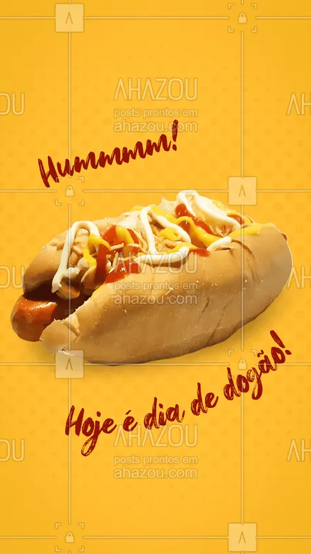 posts, legendas e frases de hot dog  para whatsapp, instagram e facebook: É impossível ver essa imagem e não gritar EU QUEROOO! Então não resista a tentação e peça já o seu dogão! #hotdog #hotdoglovers #hotdoggourmet #ahazoutaste #cachorroquente #food 