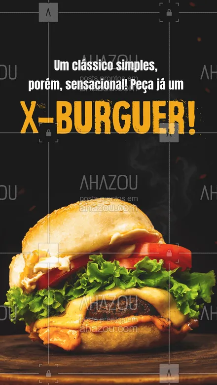 posts, legendas e frases de hamburguer para whatsapp, instagram e facebook: #hamburgueria #hamburgueriaartesanal #burgerlovers #ahazoutaste #burger #artesanal ##classico #x-burguer #xburguer