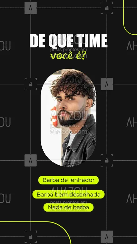 posts, legendas e frases de barbearia para whatsapp, instagram e facebook: Todo mundo tem um time, hoje o que nós queremos saber é qual é o seu. Conta pra gente aqui nos comentários! 👇🏻😎
#AhazouBeauty #enquete  #barba  #barbearia  #barbeiro  #barbeiromoderno  #barbeirosbrasil  #barber  #barberLife 