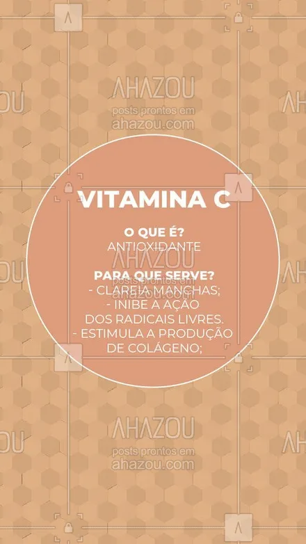 posts, legendas e frases de estética facial para whatsapp, instagram e facebook: Você tem produtos que tenham vitamina C incluídos na sua rotina de cuidados? Comenta aqui embaixo! #esteticafacial #ahazou #peleperfeita #vitaminac