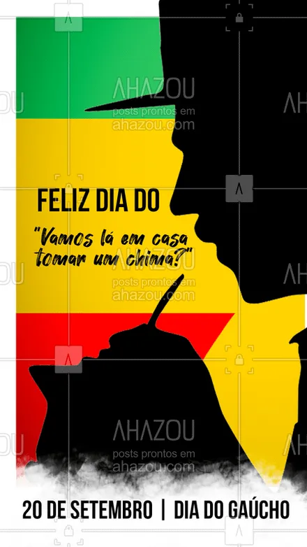 posts, legendas e frases de posts para todos para whatsapp, instagram e facebook: 20 de Setembro é comemorado o Dia da Revolução Farroupilha no Brasil! Parabéns a todos os gaúchos ? #gaucho #ahazou #diadogaucho #revoluçaofarroupilha 