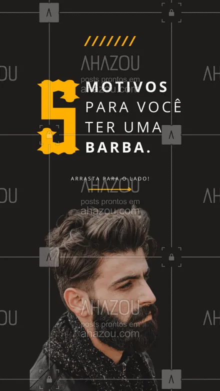 posts, legendas e frases de barbearia para whatsapp, instagram e facebook: Um homem barbudo é um homem completo. Mais completo que isso, só quando a barba está em dia! 😎
#AhazouBeauty #barba  #barbearia  #barbeiro  #barbeiromoderno  #barbeirosbrasil  #barber  #barberLife  #barberShop  #barbershop  #brasilbarbers  #cuidadoscomabarba 