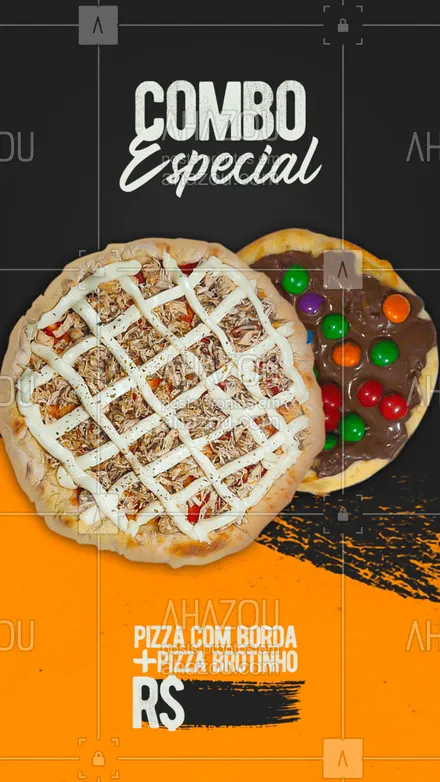 posts, legendas e frases de pizzaria para whatsapp, instagram e facebook: Hoje é dia de comer a vontade! Aproveite nosso combo especial e peça o seu! 🍕
#ahazoutaste #pizzaria  #pizza  #pizzalife  #pizzalovers #combo #promoção 