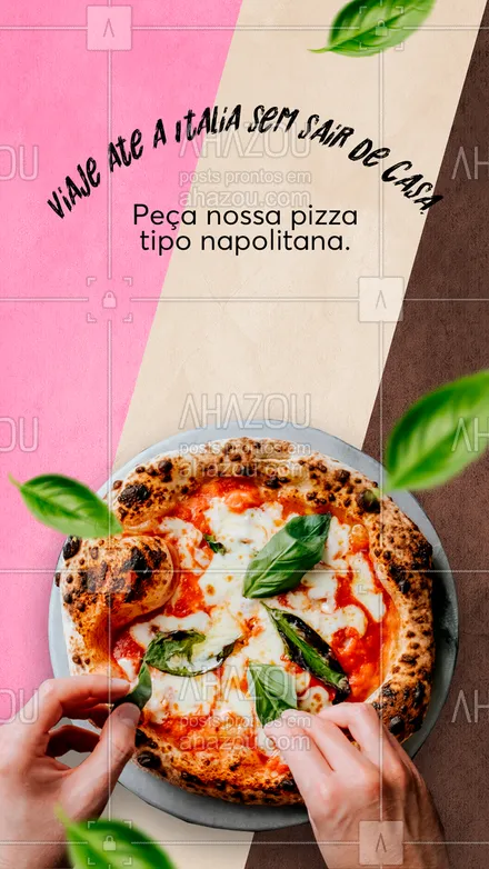 posts, legendas e frases de pizzaria para whatsapp, instagram e facebook: O gostinho tradicional da Itália direto para seu prato, e o melhor sem sair de casa. Entre em contato 📱 (inserir número) e peça a melhor pizza tipo napolitana que você já comeu. #pizza #pizzalife #pizzalovers #pizzaria #ahazoutaste #sabor #qualidade #tradiçao #sabores #opções #cardápio #delivery #pizzanapolitana #pizzatiponapolitana 