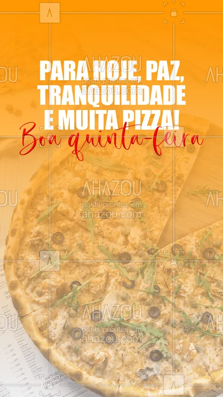 posts, legendas e frases de pizzaria para whatsapp, instagram e facebook: Quem tem pizza não quer guerra com ninguém! 🤩🍕 #ahazoutaste #pizza  #pizzalife  #pizzalovers  #pizzaria 