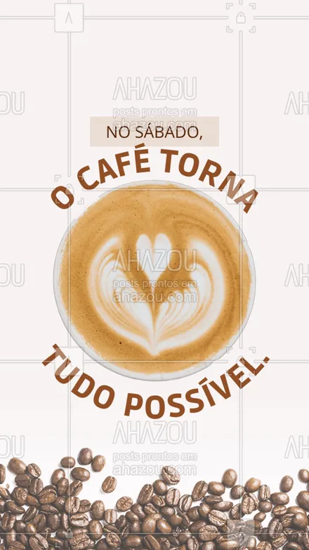 posts, legendas e frases de cafés para whatsapp, instagram e facebook: Por isso não perde tempo não, vá logo tomar o seu cafézinho do sábado! 🥰☕
#ahazoutaste #barista  #café  #cafeteria  #coffee  #coffeelife 