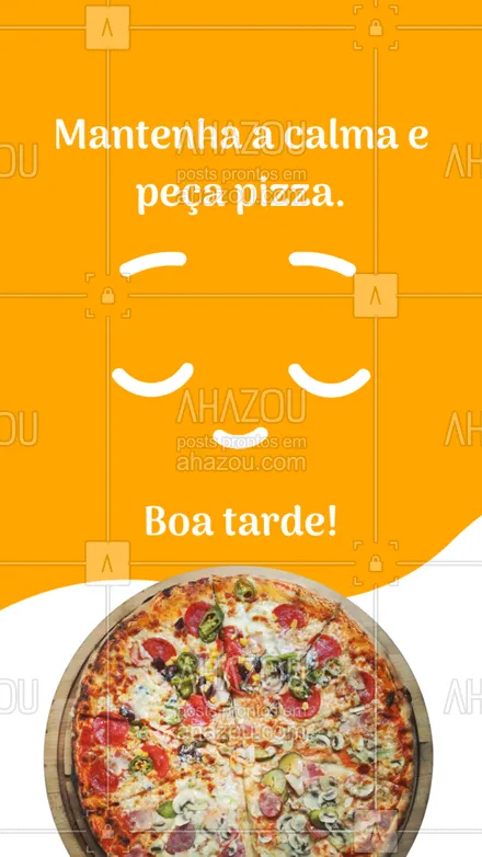 posts, legendas e frases de pizzaria para whatsapp, instagram e facebook: Uma boa tarde é sinônimo de comer pizza, peça já a sua! 😋🍕
#ahazoutaste #pizza  #pizzalife  #pizzalovers  #pizzaria 