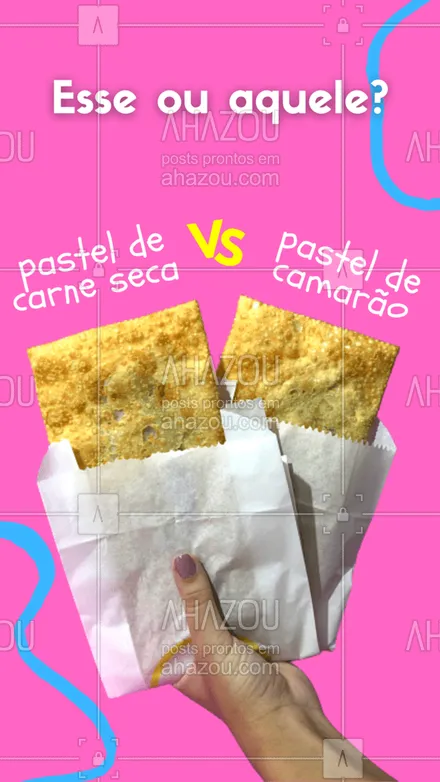 posts, legendas e frases de pastelaria  para whatsapp, instagram e facebook: Nessa batalha de pastel, de que lado você fica? 🤔😋
#ahazoutaste #amopastel  #foodlovers  #instafood  #pastel  #pastelaria  #pastelrecheado 