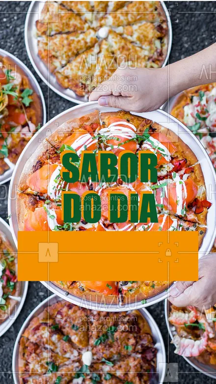 posts, legendas e frases de pizzaria para whatsapp, instagram e facebook: Olha só a promoção especial de hoje! ? #pizza #pizzaria #ahazou #delivery