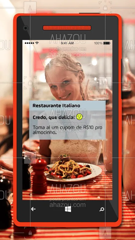 posts, legendas e frases de cozinha italiana para whatsapp, instagram e facebook: Ah, que notificação maravilhosa ?
Aproveite que essa promoção é só hoje!!
Corre pra cá.
#ahazoutaste #food #notificacao #delicia 