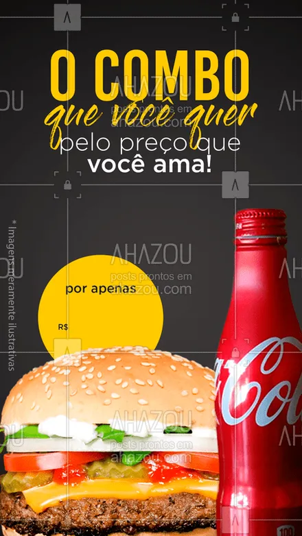 posts, legendas e frases de hamburguer para whatsapp, instagram e facebook: Que tal aproveitar o nosso combo ?
#hamburguer #ahazou #coke #cocacola