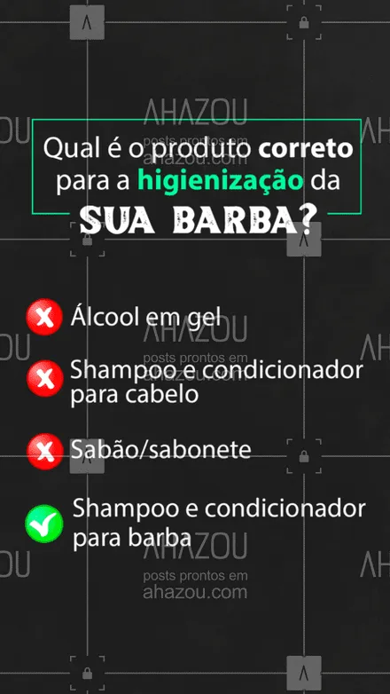 posts, legendas e frases de barbearia para whatsapp, instagram e facebook: Cuide da sua barba e da sua pele, não use produtos que não foram feitos para elas! ?
#dicasbarba #barbudos #Barba #AhazouBeauty  #barberShop #barbeirosbrasil #barbeiro #barberLife