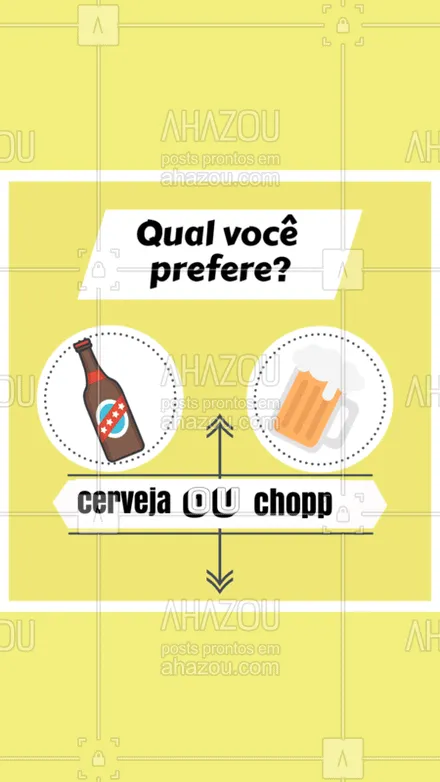 posts, legendas e frases de bares para whatsapp, instagram e facebook: Que dúvida!!! E vocês o que preferem? #cerveja #chopp  #ahazou #enquete