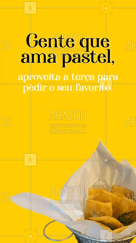 posts, legendas e frases de pastelaria  para whatsapp, instagram e facebook: Temos uma seleção de pasteis especiais esperando por você, faça seu pedido agora mesmo! 🤩😋
#ahazoutaste #amopastel  #foodlovers  #instafood  #pastel  #pastelaria  #pastelrecheado 