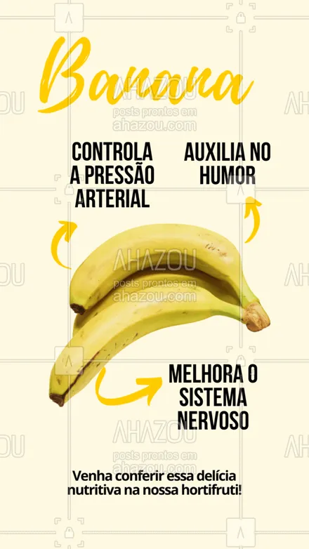 posts, legendas e frases de hortifruti para whatsapp, instagram e facebook:  Alguém aí sabia que a banana ajuda a combater a ressaca? Ela pode ser nossa aliada em vários momentos!!! #ahazoutaste #ahazoutaste #vidasaudavel #frutas #hortifruti #ahazoutaste 