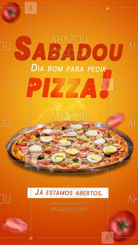 posts, legendas e frases de pizzaria para whatsapp, instagram e facebook: Mais que bom, perfeito! Vem de delivery na sua pizzaria preferida, monamour. #ahazoutaste #pizza  #pizzalife  #pizzalovers  #pizzaria #pedido #delivery #sabadou