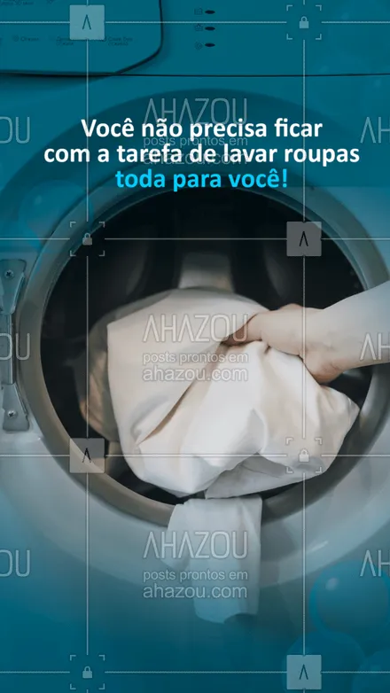 posts, legendas e frases de lavanderia para whatsapp, instagram e facebook: Você pode contar com a gente pra te ajudar nisso! ??
#lavanderia #laundry #AhazouServiços #roupalimpa #serviçosdecasa
