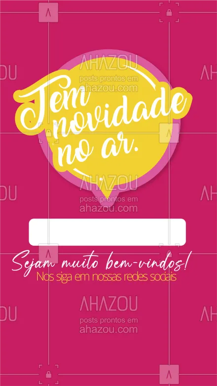 posts, legendas e frases de para whatsapp, instagram e facebook: Ficou curioso? Então nos siga em nossas redes sociais, em breve mais informações! #frasesmotivacionais #motivacionais #quote #motivacional #ahazou #bemvindo #primeiropost #redessociais