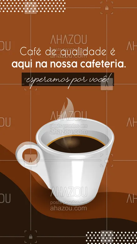 posts, legendas e frases de cafés para whatsapp, instagram e facebook: Quando o assunto é café a gente sabe muito bem como fazer, venha nos visitar. ☕ #ahazoutaste #barista #café #cafeteria #coffee