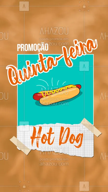 posts, legendas e frases de hot dog  para whatsapp, instagram e facebook: Hoje é Quinta-feira e tem promoção especial pra vocês! Hot dog por apenas XXX Termine a semana com essa delícia! ? #hotdog #promoção #cachorroquente #ahazoutaste 
