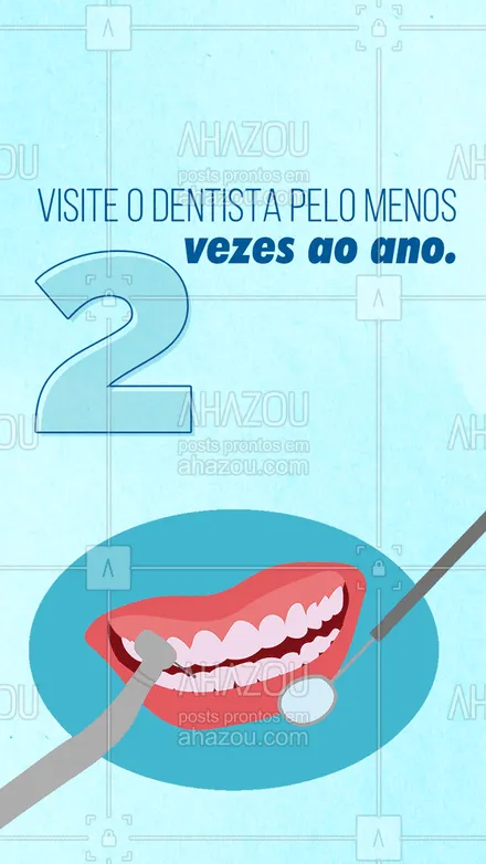 posts, legendas e frases de odontologia para whatsapp, instagram e facebook: Entre dicas e fatos, preparamos uma lista para você saber mais sobre sua saúde bucal e como ajudar a cuidar dos seus dentes.
#Dicas #AhazouSaude #Odontologia