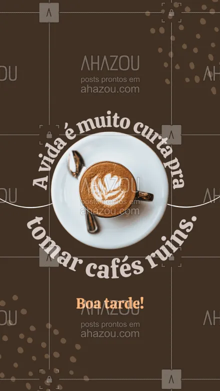 posts, legendas e frases de cafés para whatsapp, instagram e facebook: Por isso, passa aqui pra tomar um cafézinho dos bons! ☕🤪
#boatarde #ahazoutaste #barista  #café  #cafeteria  #coffee  #coffeelife 