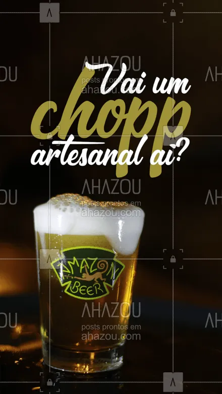 posts, legendas e frases de bares para whatsapp, instagram e facebook: Nada como nosso chopp artesanal para deixar o seu dia mais leve e agradável.
Venha e peça o seu.
#ahazoutaste #chopp #choppartesanal  #bar  #mixology  #pub 