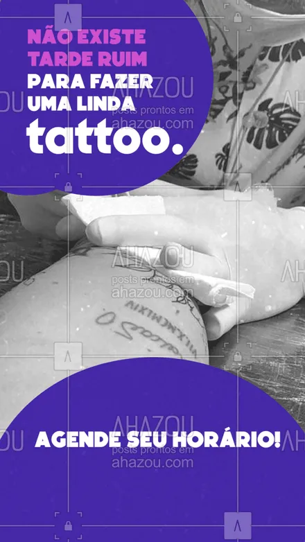 posts, legendas e frases de estúdios, tatuadores & body piercer para whatsapp, instagram e facebook: Boa tardeee! Bora agendar uma tattoo bem massa? Contate comigo pelo fone: 📞(XX) XXXX-XXXX. 🖤
#AhazouInk #tattoofloral  #tattoocolorida  #tracofino  #tatuagemfeminina  #tattooepiercing  #tattoos  #flashday #boatarde