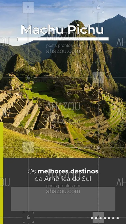 posts, legendas e frases de agências & agentes de viagem para whatsapp, instagram e facebook: Venha conhecer a incrível cidade perdida dos Incas! ?✈
#MachuPicchu #Peru #AmericaLatina #AhazouTravel  #viageminternacional  #agenciadeviagens  #trip  #agentedeviagens 
