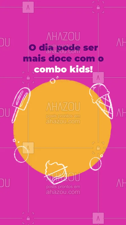 posts, legendas e frases de gelados & açaiteria para whatsapp, instagram e facebook: Sabor e energia para a criançada!
Faça seu pedido ?
#kids #ahazoutaste  #açaíteria #gelados #sorveteria #açaí