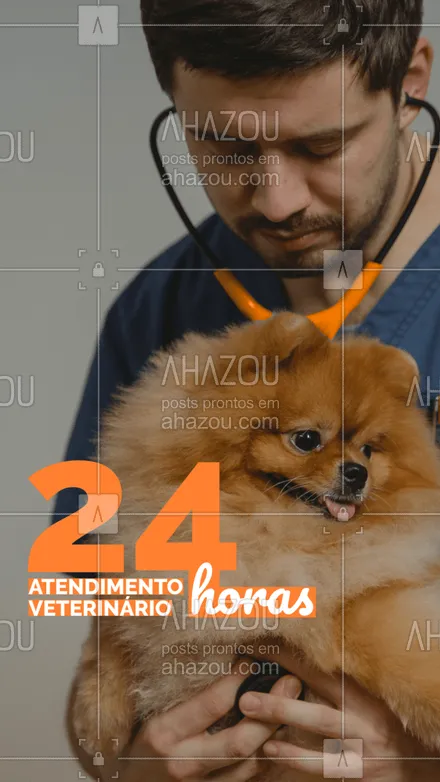 posts, legendas e frases de petshop para whatsapp, instagram e facebook: Agora temos atendimento veterinário 24 horas disponível para atender você e seu pet.
#Atendimento #AhazouPet #Veterinário