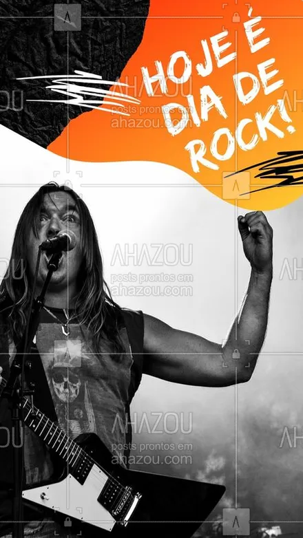 posts, legendas e frases de posts para todos para whatsapp, instagram e facebook: Aumente o som! O Rock'n' roll vive! #rock #music #ahazou #ahazourock #diadorock 