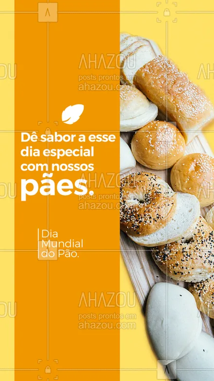 posts, legendas e frases de confeitaria para whatsapp, instagram e facebook: Nada melhor que um pãozinho macio por dentro, crocante por fora e muito saboroso para comemorar o Dia Mundial do Pão. E aqui você encontra uma opção melhor que a outra, venha conferir. #confeitaria #confeitariaartesanal #doces #pão #pãodoce #ahazoutaste #pãocaseiro #pãoartesanal #tiposdepão #sabor #diamundialdopão
