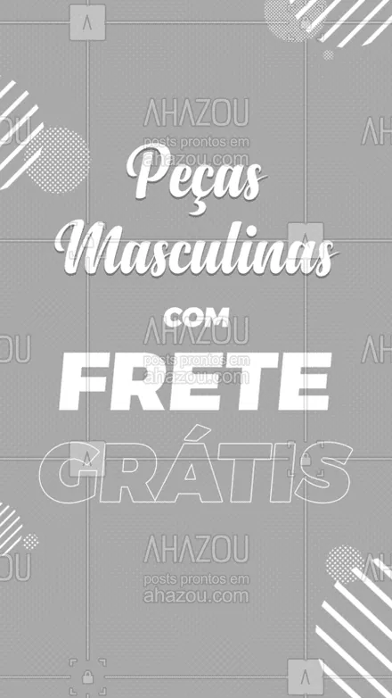 posts, legendas e frases de moda masculina para whatsapp, instagram e facebook: Aproveite os melhores produtos com frete grátis!
#ahazou #moda #frete #grátis 