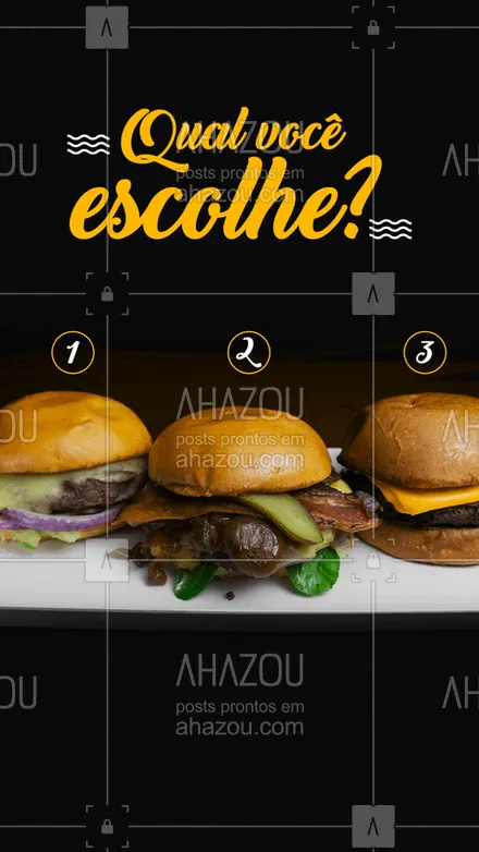 posts, legendas e frases de hamburguer para whatsapp, instagram e facebook: Se ficar na dúvida, escolhe os 3 que não tem erro ?  

#hamburguer #burguer #gastronomia #sabores #ahazoutaste