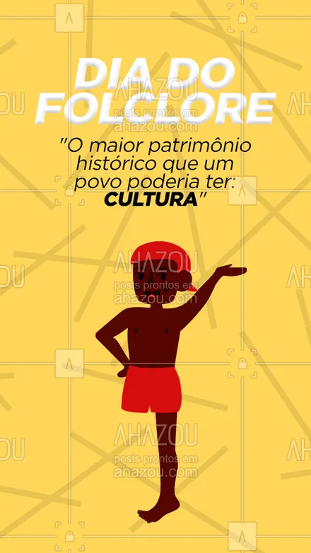 posts, legendas e frases de posts para todos para whatsapp, instagram e facebook:   Você sabia que o folclore brasileiro é influenciado pela cultura portuguesa, africana e indígena? 

#ahazou  #cultura #folclore #patrimonio #histórico  #festa #motivacionais #culturabrasileira #frase