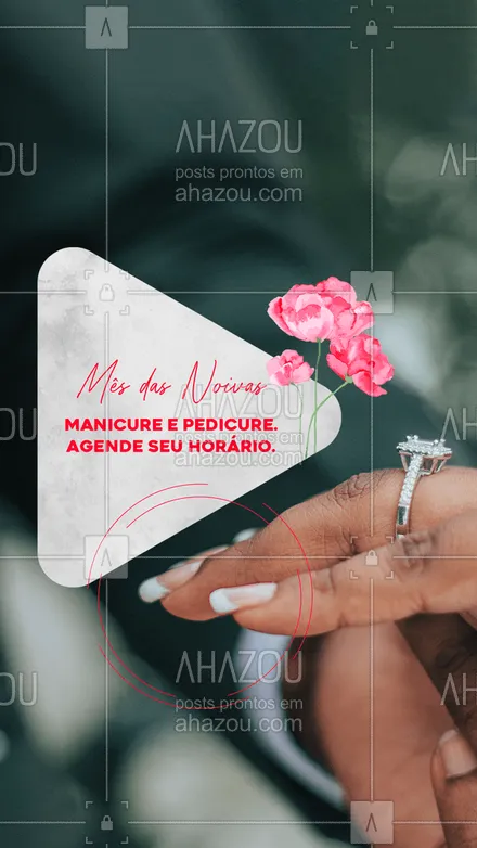 posts, legendas e frases de manicure & pedicure para whatsapp, instagram e facebook: Venha receber um atendimento super especial para o seu dia.
Entre em contato e agende seu horário.
Unhas incríveis te aguardam.
#AhazouBeauty #mesdasnoivas # #pedicure  #manicure  #beleza  #unhas  #nailart 
