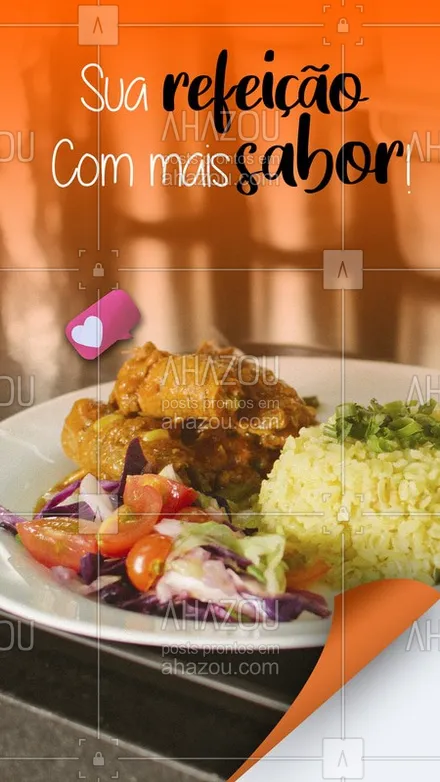 posts, legendas e frases de à la carte & self service para whatsapp, instagram e facebook: Traga mais saúde e sabor a sua vida! Venha conhecer nosso restaurante! #ahazou #sabor #refeicao