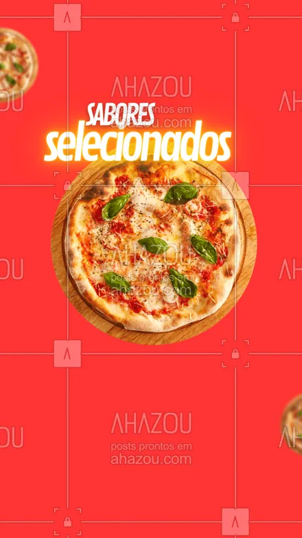 posts, legendas e frases de pizzaria para whatsapp, instagram e facebook: Deu fome de pizza? Então aproveite os sabores selecionados e faça já o seu pedido. #pizza #pizzalife #ahazoutaste #editaveisahz #pizzalovers #pizzaria #sabores #promoçao #promoçãoespecial #cardápio  