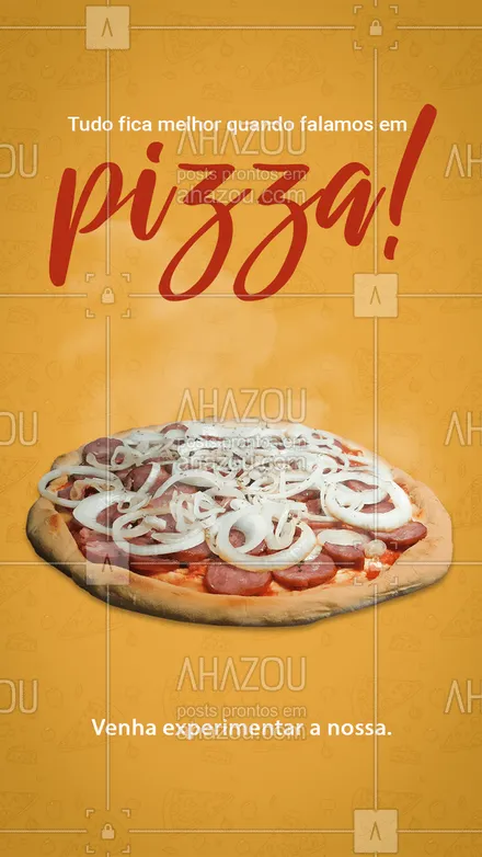 posts, legendas e frases de pizzaria para whatsapp, instagram e facebook: Se ainda não experimentou a nossa pizza, não sabe o que está perdendo. Venha conferir os nossos sabores e experimentar a melhor pizza da região.  #pizza #convite #ahazoutaste #pizzaria #pizzalovers #taste