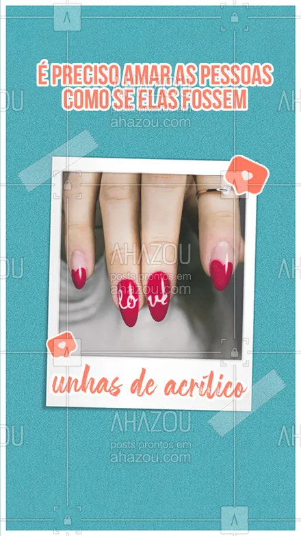posts, legendas e frases de manicure & pedicure para whatsapp, instagram e facebook: Assim fica facil né? ?
#unhas #amor #ahazou