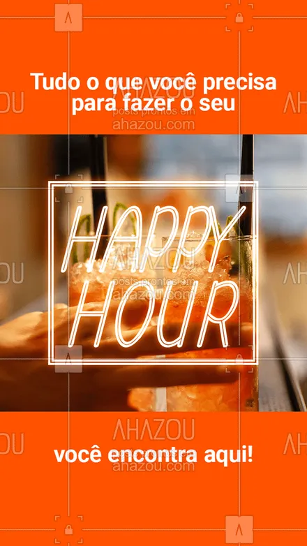 posts, legendas e frases de bares para whatsapp, instagram e facebook:  Todo mundo merece um happy hour de vez em quando para aliviar a rotina, né?! Aqui você encontra tudo o que você precisa!
#HappyHour #drinks #ahazoutaste  #cocktails #mixology