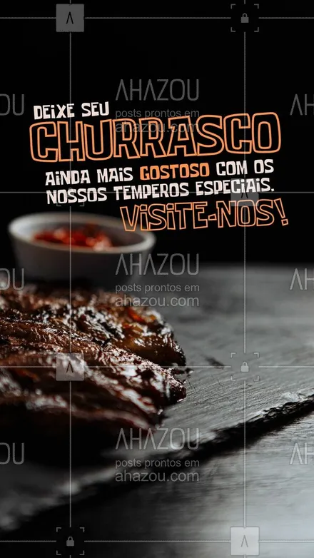 posts, legendas e frases de açougue & churrasco para whatsapp, instagram e facebook: Só aqui você encontra muito mais sabor para o seu churrasco! #ahazoutaste #açougue  #barbecue  #churrasco  #bbq 